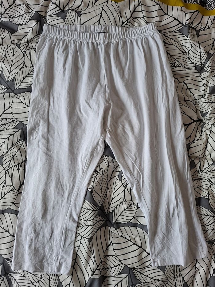 Legging court blanc Taille 46/48