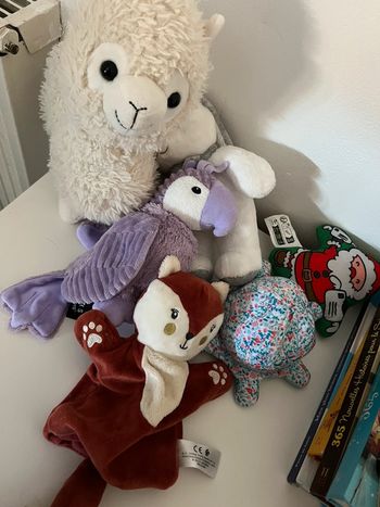 Lot de peluche oiseau