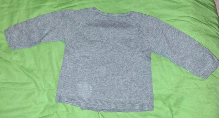 Pull cache cœur fille 6 mois pat et ripaton - photo numéro 2