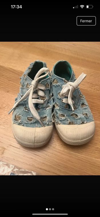 Basket bensimon fille taille24