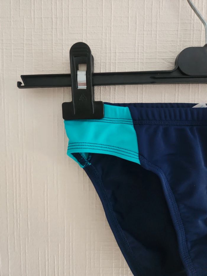 Maillot de bain Décathlon 12 ans bleu marine et turquoise - photo numéro 4