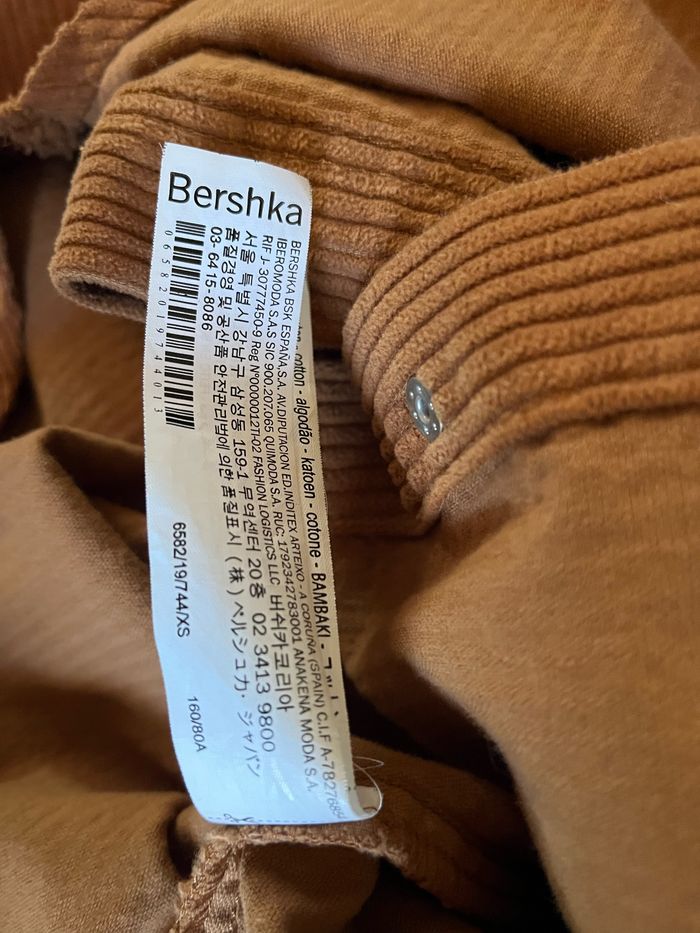 Chemise velours côtelée Bershka (XS) - photo numéro 4