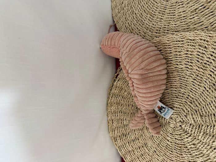 Peluche Sheldon crevette JELLYCAT rose poisson langouste - photo numéro 4