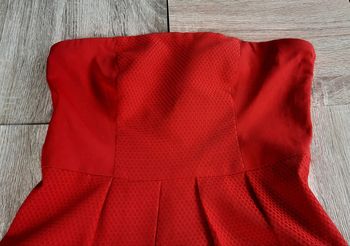 Robe bustier rouge Naf Naf, taille 38