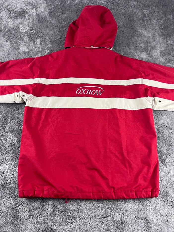 Manteau Ski Snowboard Oxbow Rouge et Écru – Taille M - photo numéro 2