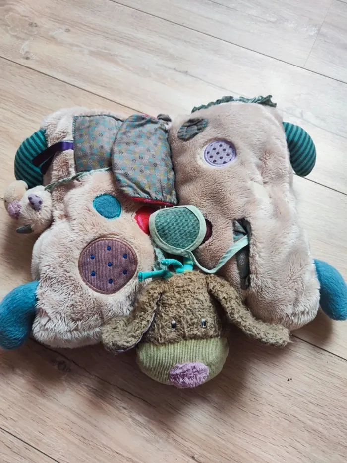 Lot peluches d'éveil moulin roty