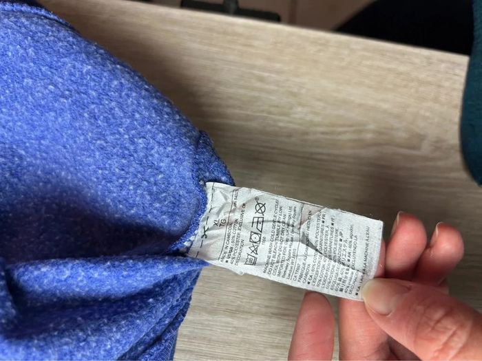 Sweat à Capuche GAP Bleu Logo Brodé – Taille XL enfant (vaut M femme) - photo numéro 9