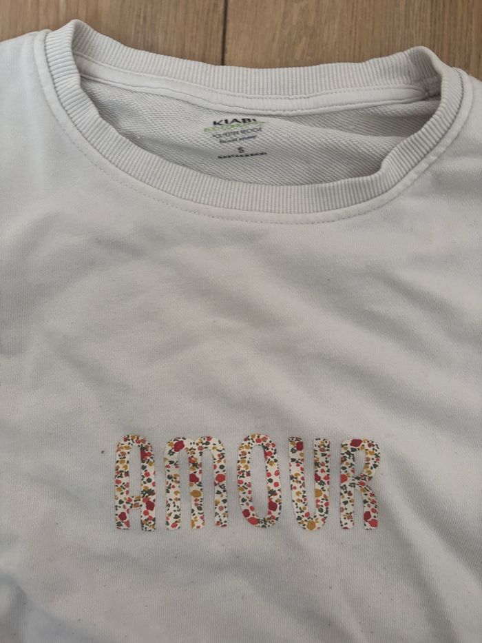 Sweat d’allaitement motif amour - photo numéro 2