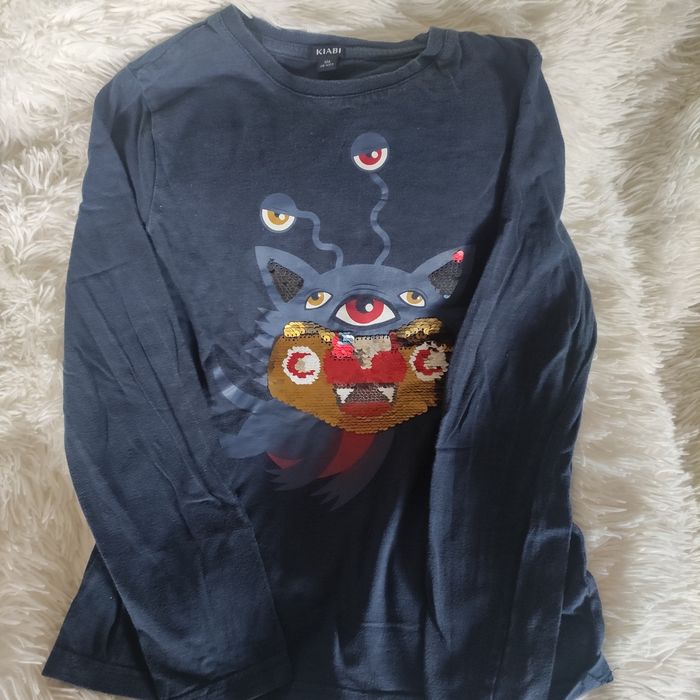 Tee shirt garçon manches longues  10 ans Kiabi