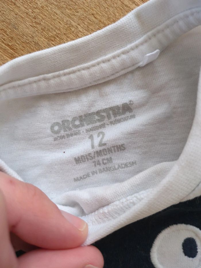 Tee-shirt manches longues 12mois dinosaure - photo numéro 5