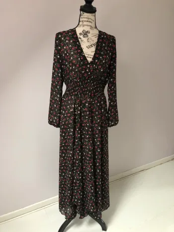 🌺 Robe longue bohème fleurie – Andy & Lucy – Taille M – Très bon état