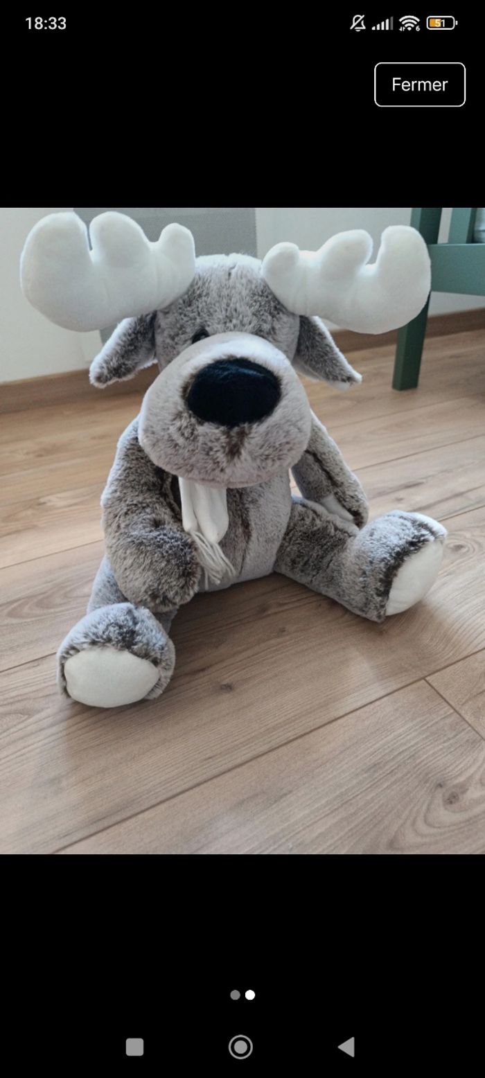 Vend peluche renne - photo numéro 2