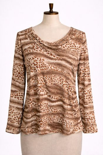 Tunique imprimé animal 