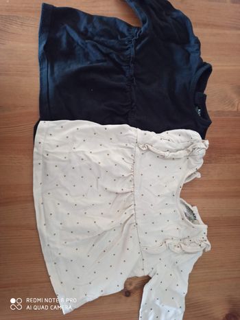 2 hauts manches longues