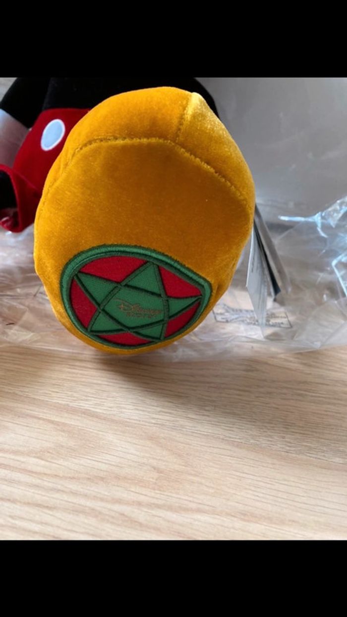 Peluche de Noël Mickey vintage Disney - photo numéro 4