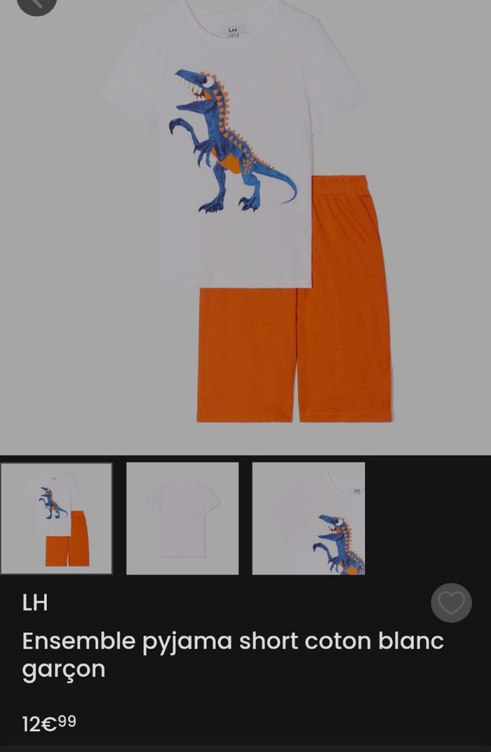 Pyjashort 5/6 ans - photo numéro 6