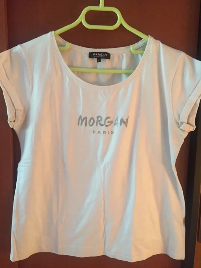 Tee-shirt blanc Morgan taille L