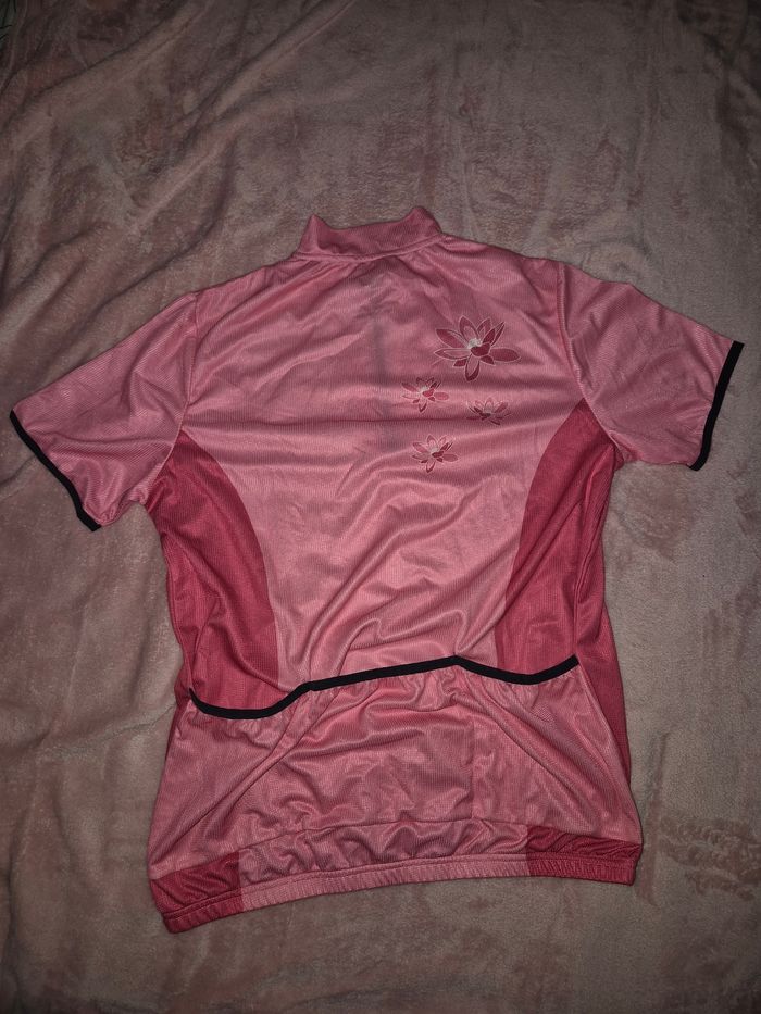 Maillot cyclisme rose - photo numéro 7