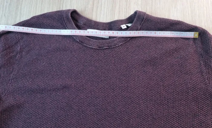 Pull a col rond Jack & Jones bordeaux Homme Taille L - photo numéro 6