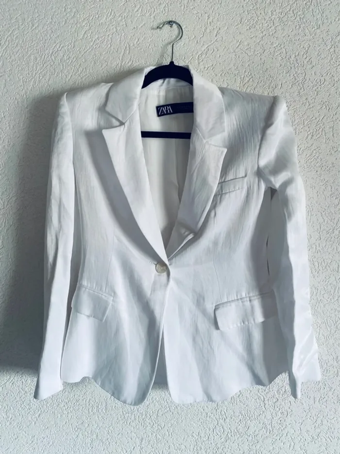 Veste blanche Zara