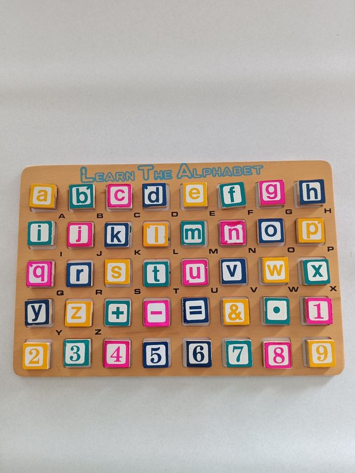 Jeu alphabet en bois - photo numéro 3