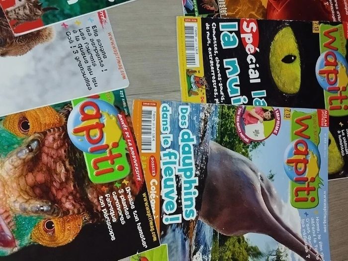 Lot de 7 magazines Wapiti année 2009-10 L026  7586089727 - photo numéro 7