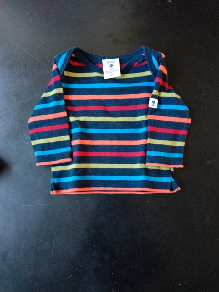 Lot de 3 tee shirt en 3 mois - photo numéro 4