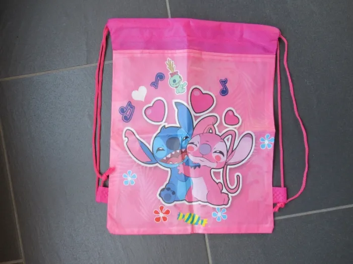 Sac à dos rose Stitch & Angel neuf
