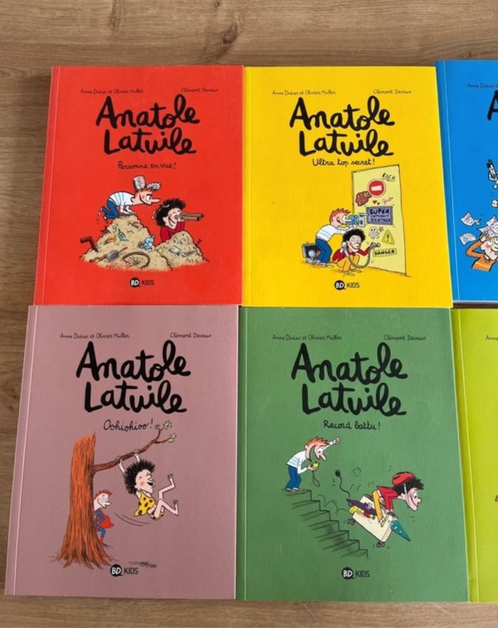 Lot 10 livres bd Anatole latuile tome 1 à 10 - photo numéro 2