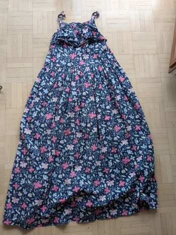 Robe longue fleuri