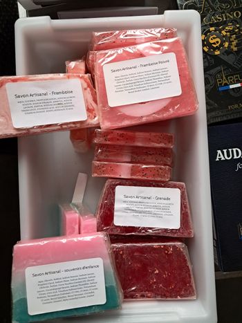 Tranche de savon artisanal 