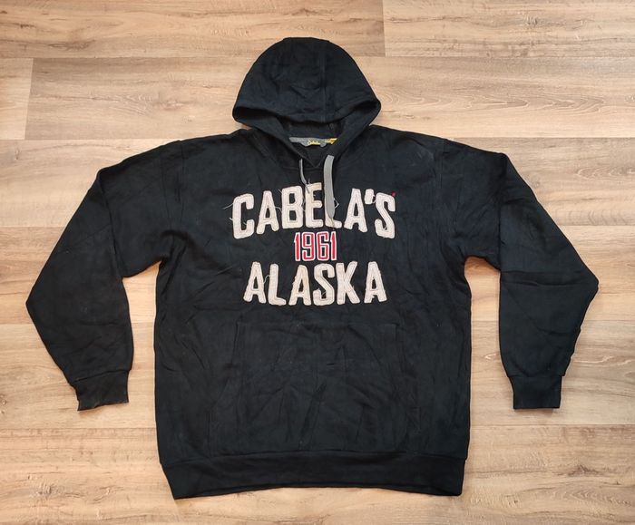 Vêtement Homme Sweatshirts Sweats Pull à capuche noir Cabela's taille L #Retrostreet - photo numéro 2