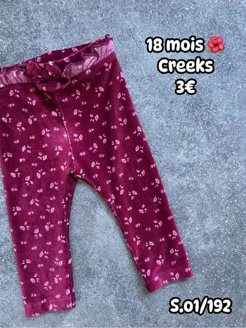 Pantalon 🌺 18 mois 🌺 Creeks