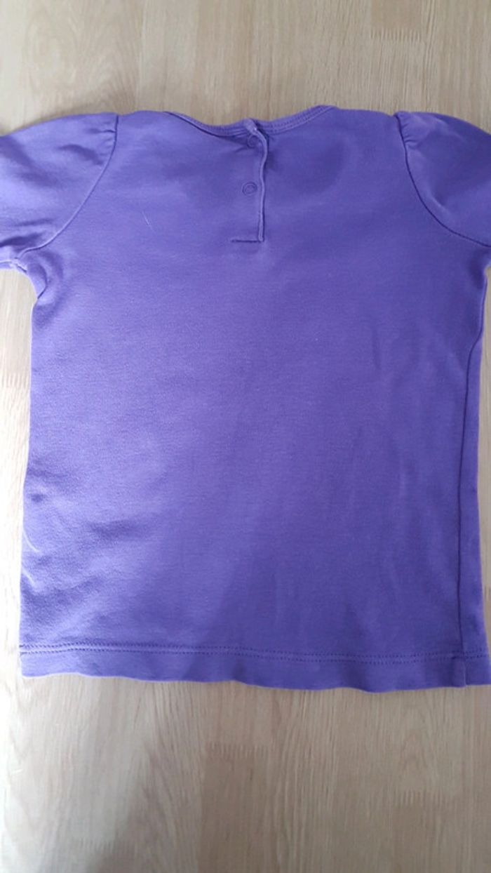 Lot de 2 t shirt chouettes et renard - photo numéro 3