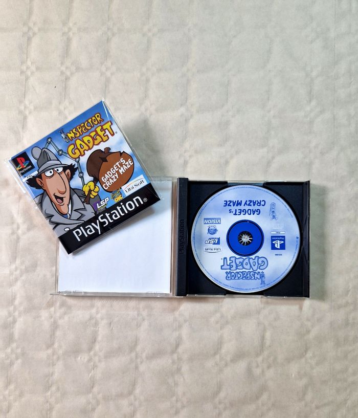 Jeux ps1 , inspecteur gadget , panique dans le laboratoire  , version PAL,  Fr , complet - photo numéro 3