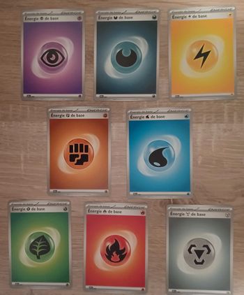 Cartes énergies Pokemon