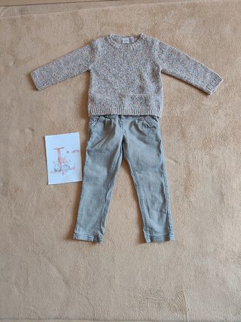 Ensemble pull jean mom 4 ans Tape à l'oeil