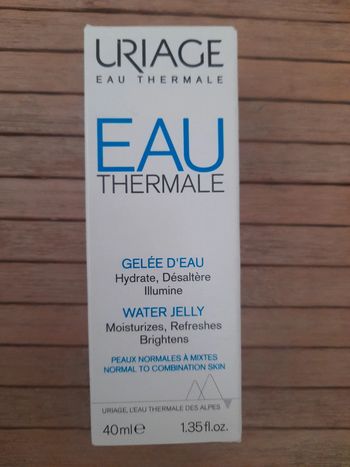 Gelée d'eau hydratante