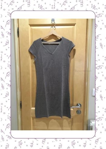 Robe pull taupe camaïeu