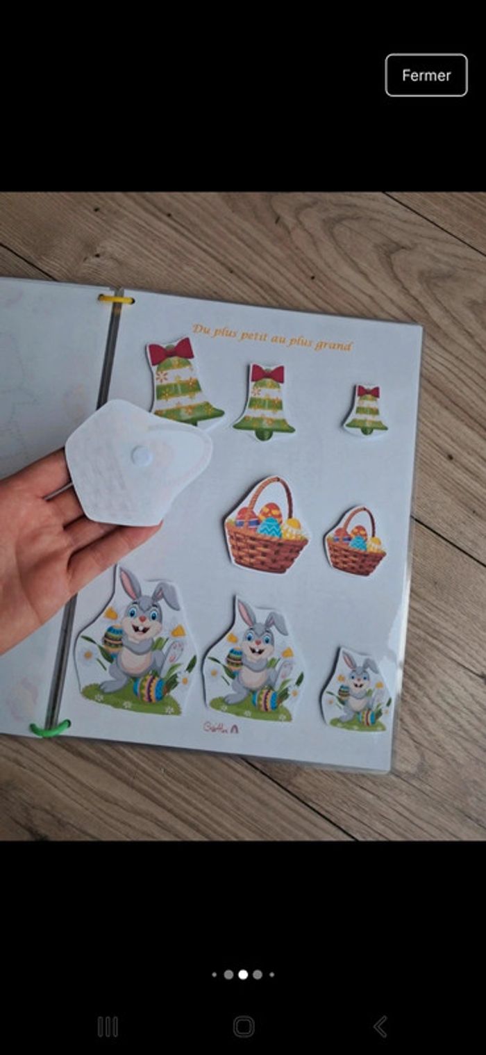 Mon livret d'activités thème paques. Pédagogie montessori. Busy book quiet book - photo numéro 9