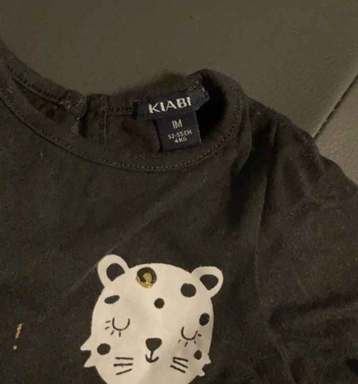 T-shirt manches longues 1 mois - photo numéro 3