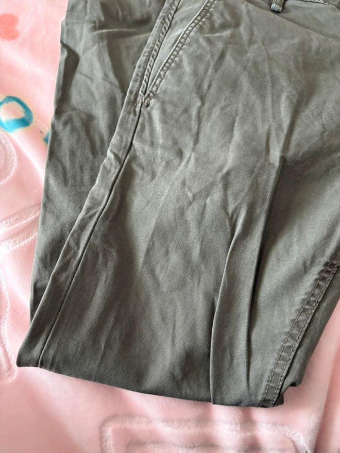 Jeans vert Zara - photo numéro 4