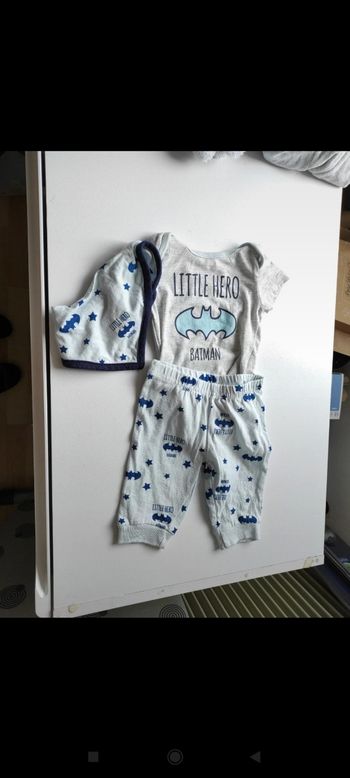 Ensemble bodie batet pantalon Batman 1 m