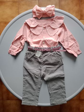 Ensemble neuf 3 pièces bébé 12mois