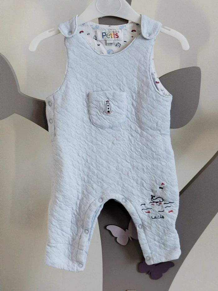 Salopette bleu clair La compagnie des petits taille 0/1 mois