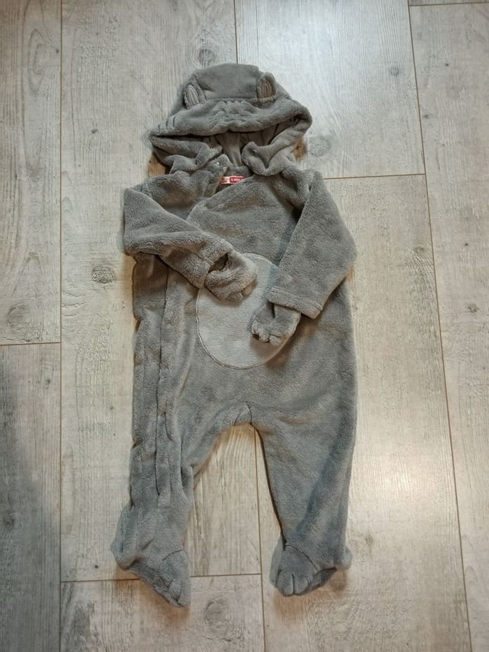 Combinaison chat polaire taille 12 mois, DPAM - photo numéro 2