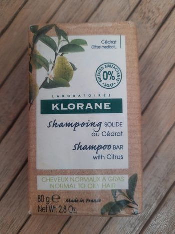 Shampoing solide klorane