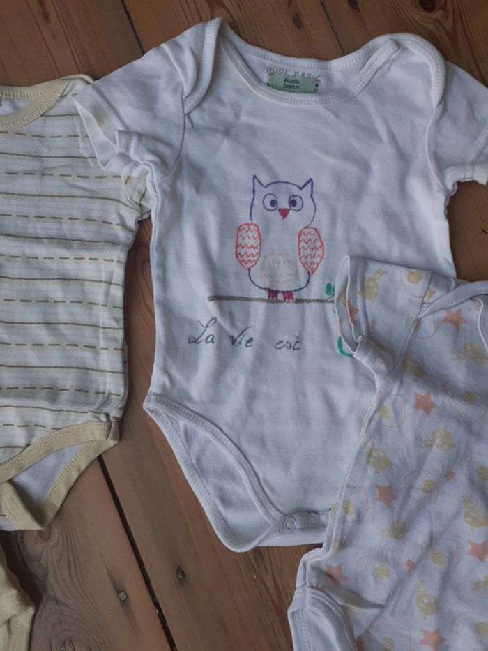 4 body manches courtes In Extenso 74cm - photo numéro 4