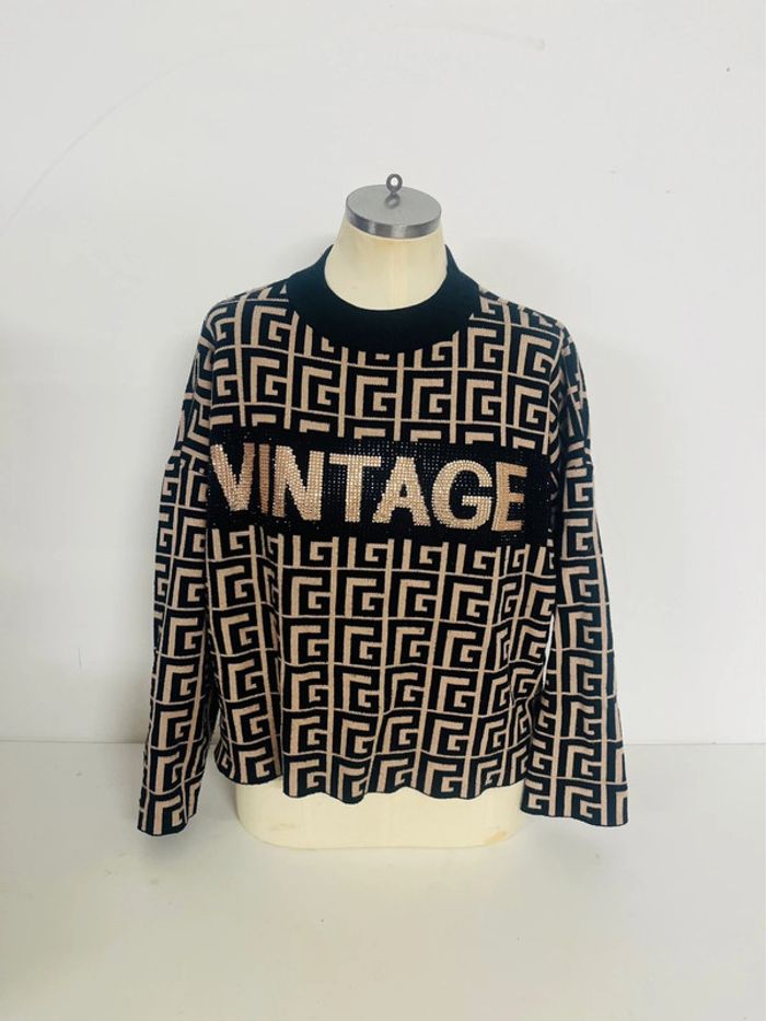 pull sweat femme vintage enzoria taille unique
