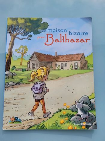 Livre l'école des loisirs couverture souple, Une maison bizarre pour Balthazar, Gerard Cousseau (19)